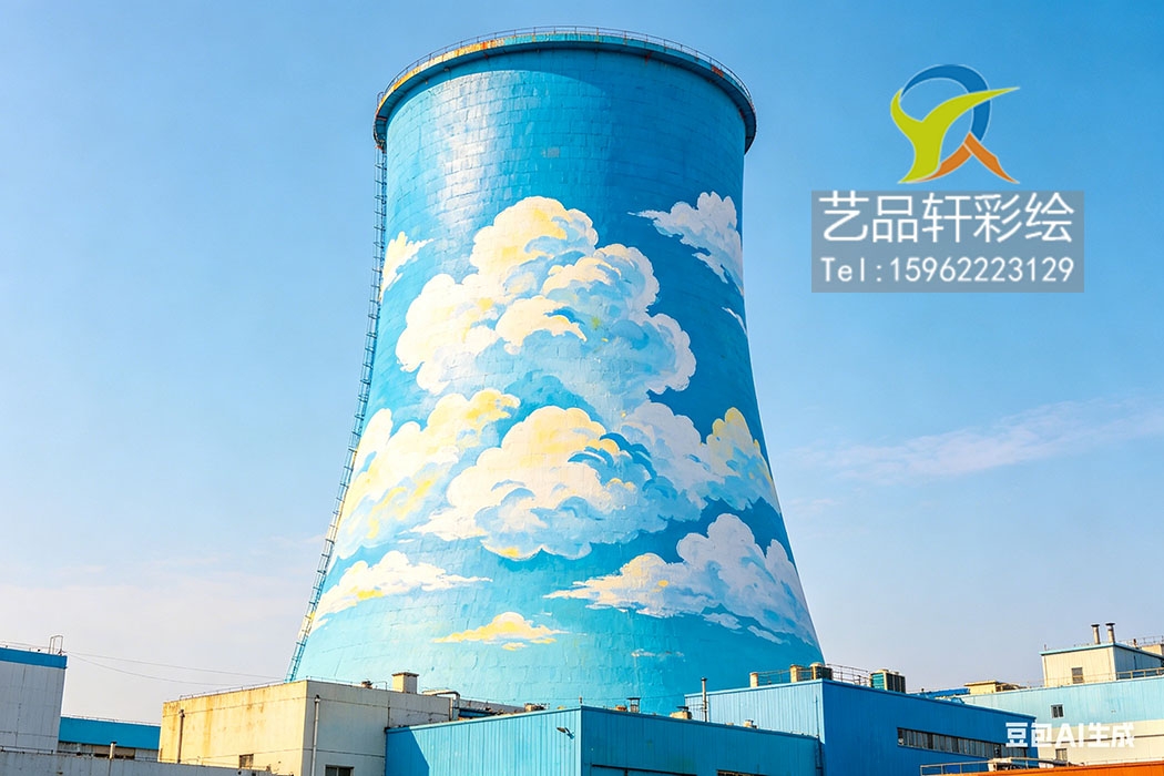 烟囱彩绘艺术的灵动展现