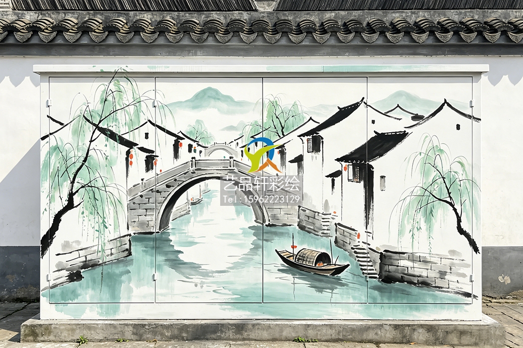 电箱彩绘绘就城市美学