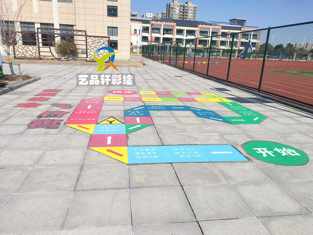 苏州地面彩绘